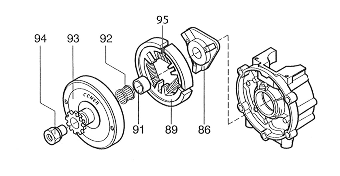 Comer C52 Clutch Parts