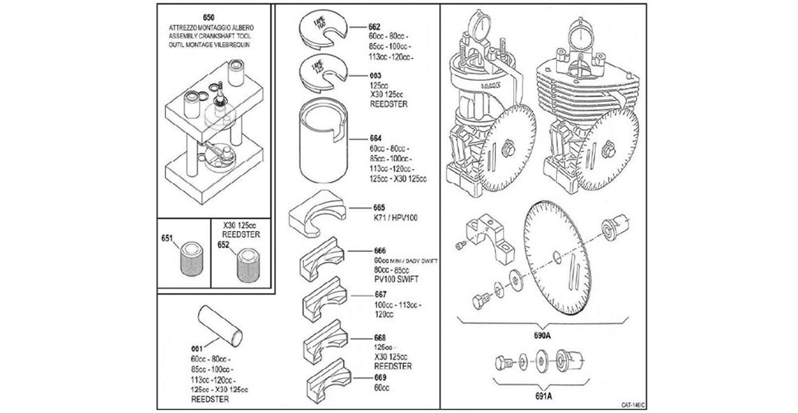 IAME X30 Crankshaft Assembly Tools