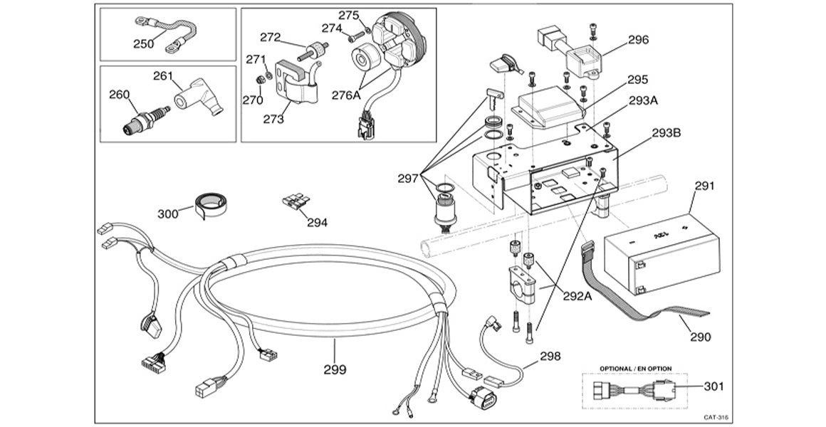 IAME X30 Old Style Keystart Ignition Harness Parts