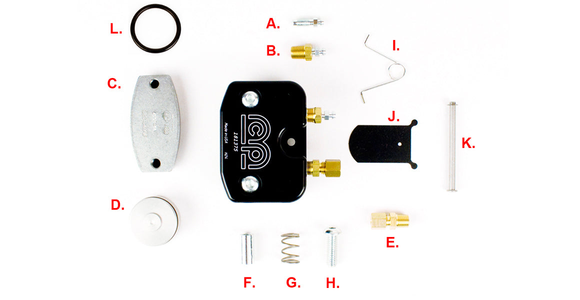 MCP Rear Brake Caliper Parts - Shim Style