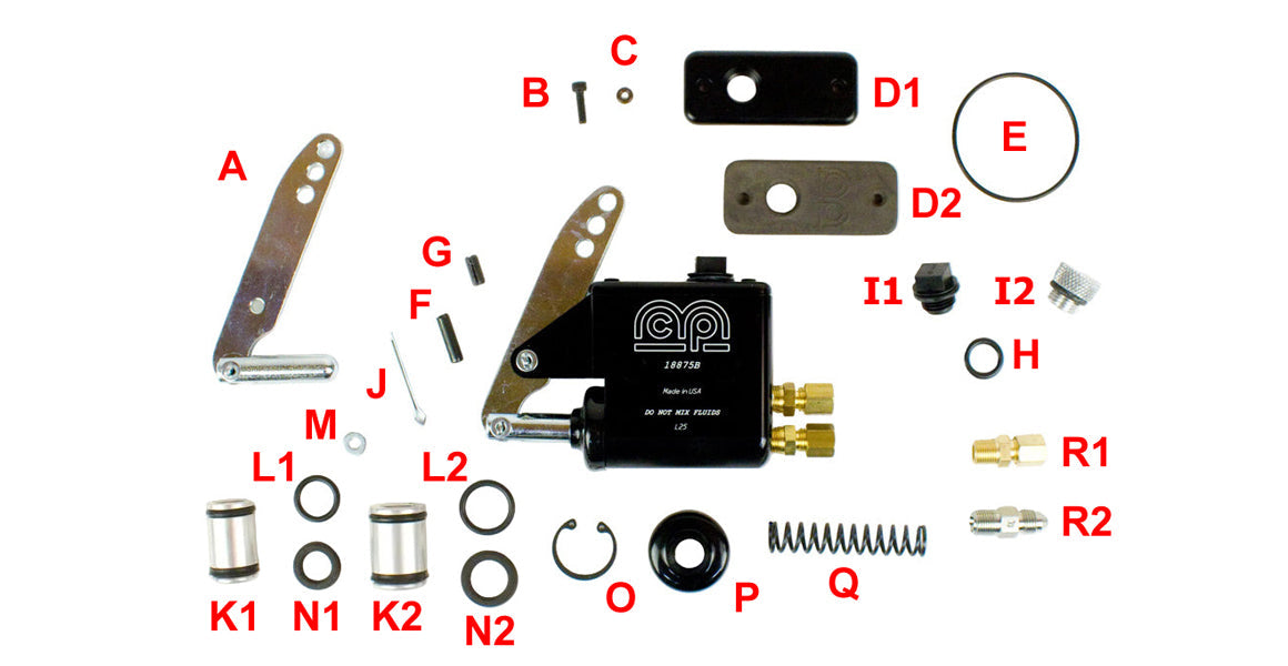 MCP Brake Master Cylinder Parts