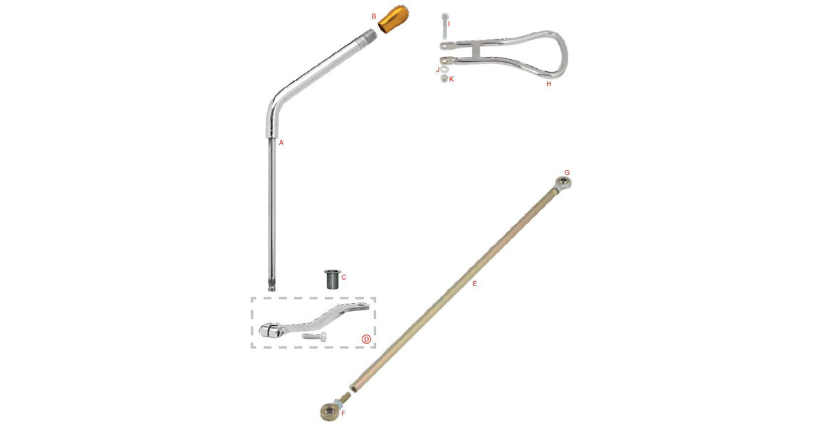 OTK Tony Kart Gear Shift Lever & Clutch Parts