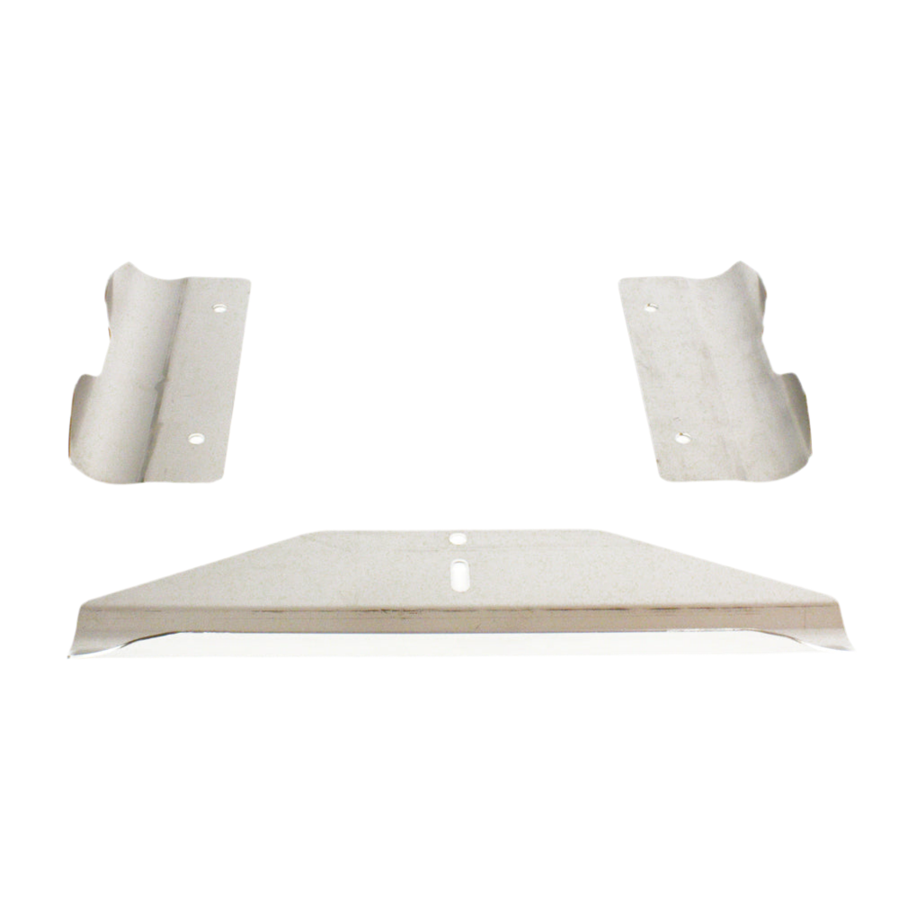 Comet Thin Stainless Steel Skid Plate Kit, Three Pieces