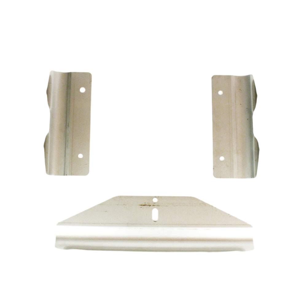 Comet Thin Stainless Steel Skid Plate Kit, Three Pieces