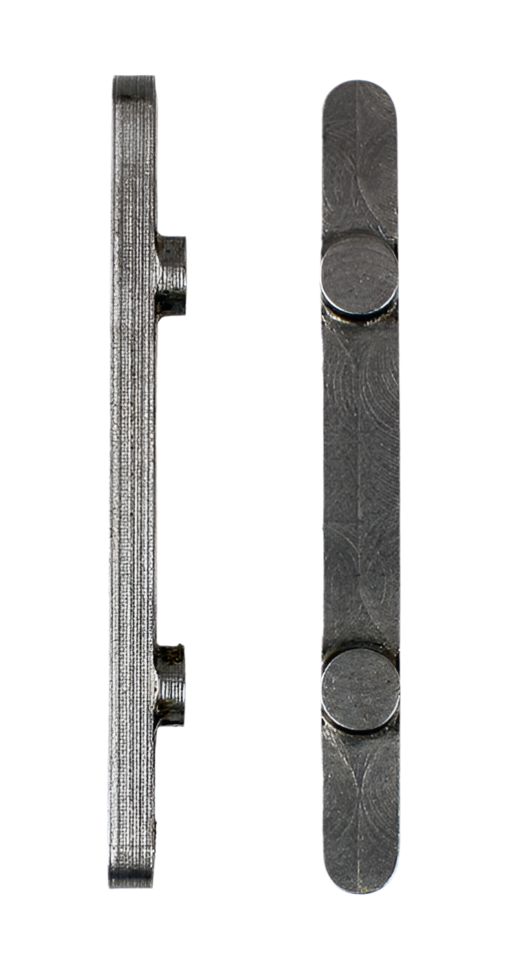 PKT 60mm Long Axle Key, Pegs are 30mm on Center x 6mm Diameter, 6mm Wide