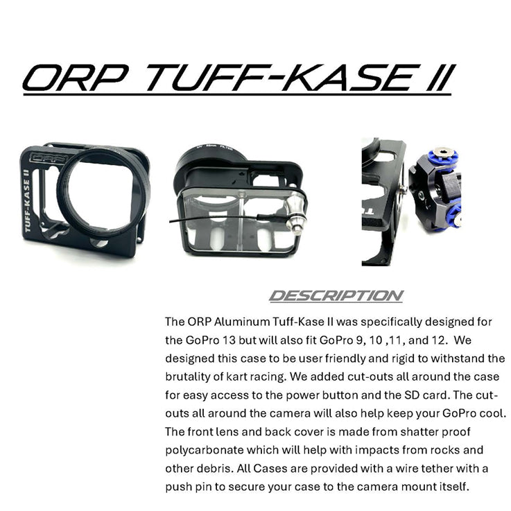 Redesigned! Odenthal Tuff-Kase II Aluminum Camera Case for GoPro 9, 10, 11, 12, 13 Cameras