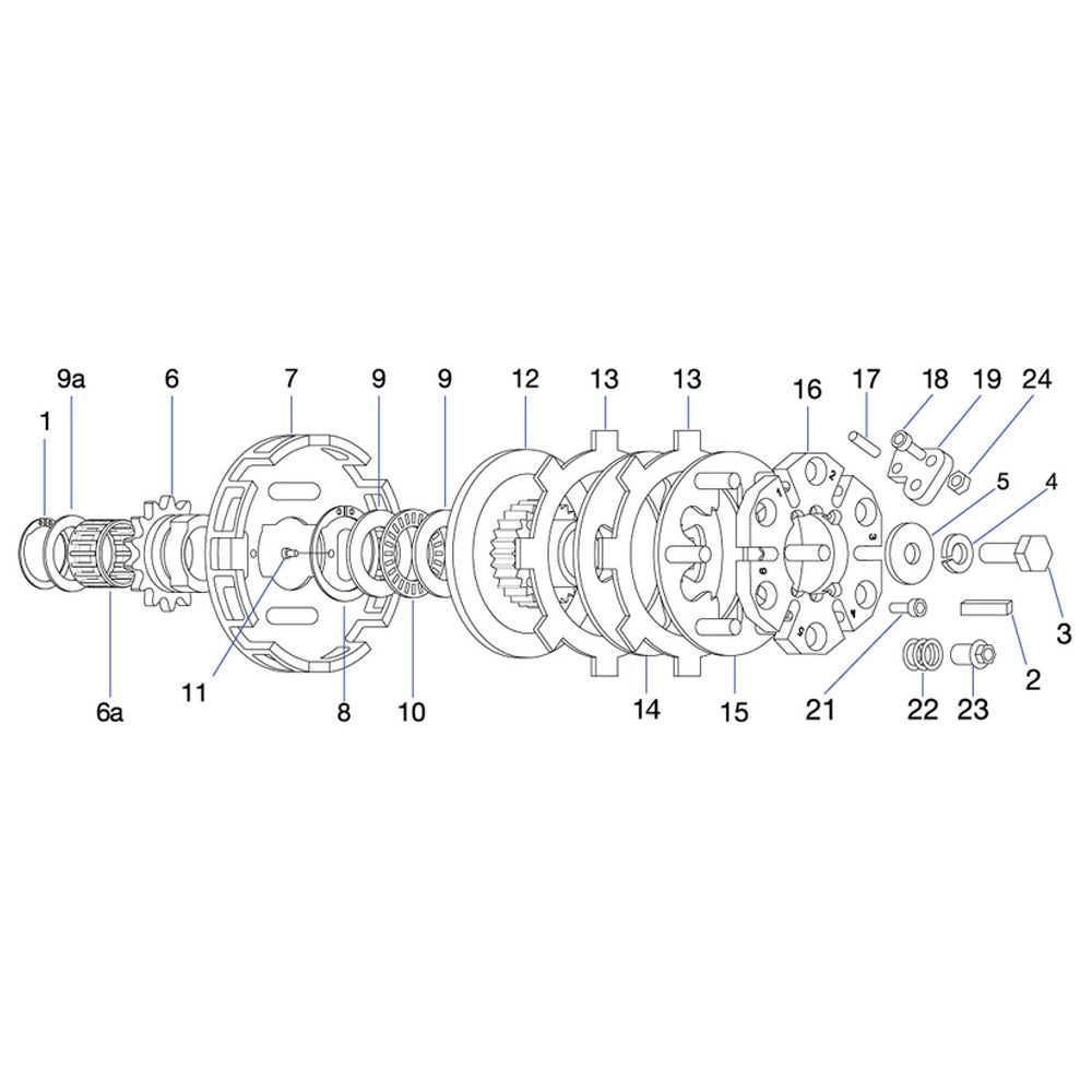 (6) Bully Clutch Sprocket