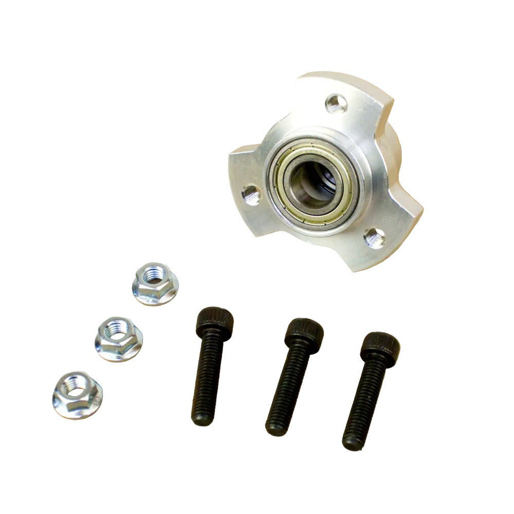 Comet 17mm Bearing Metric Pattern Lightweight Front Wheel Hub with 8mm Bolt Kit