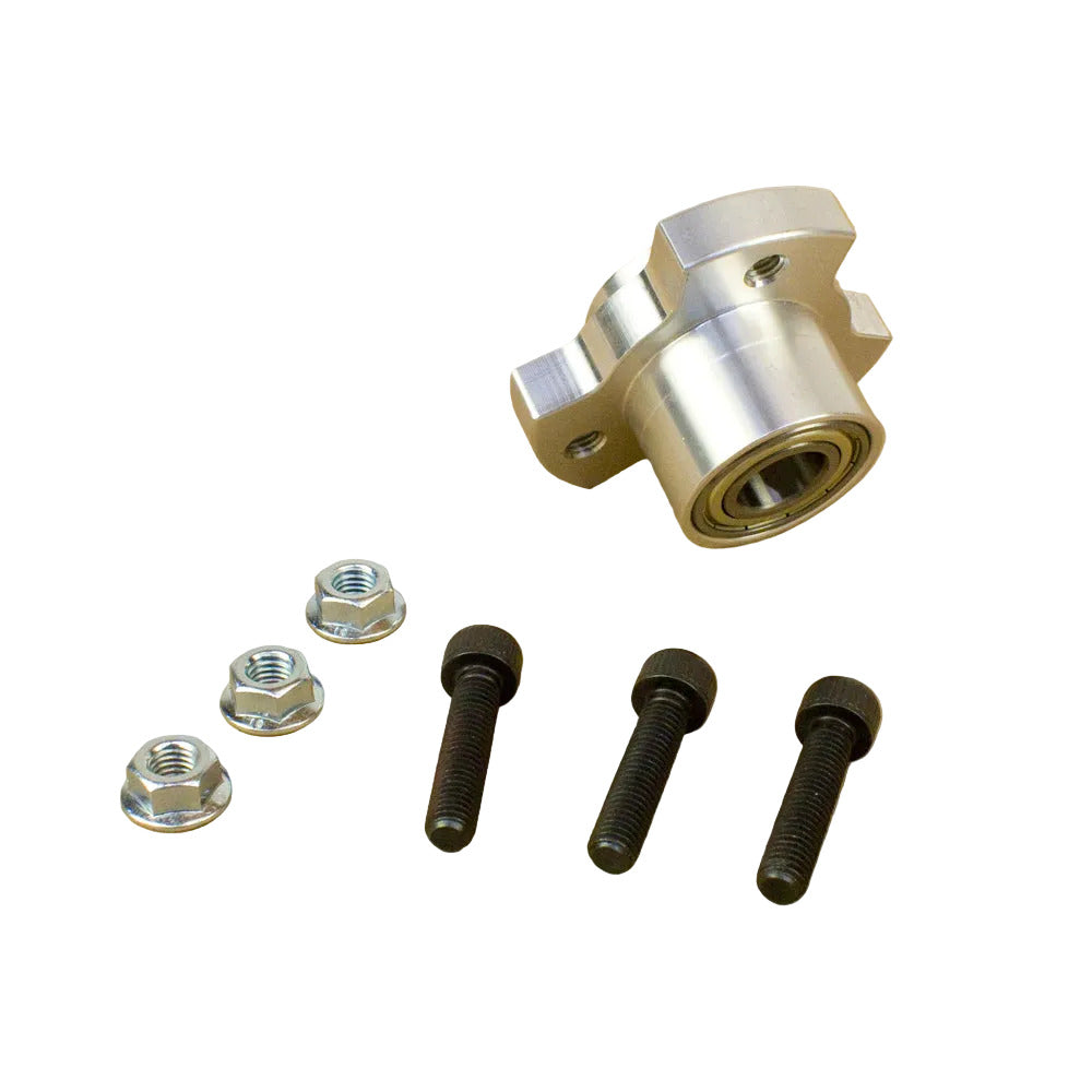 Comet 17mm Bearing Metric Pattern Lightweight Front Wheel Hub with 8mm Bolt Kit