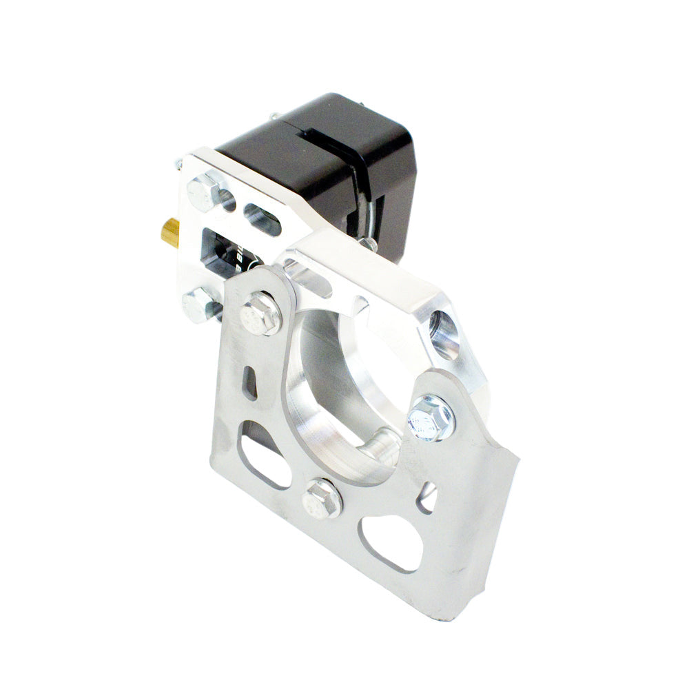 Eagle Kart Aluminum Brake Mounting Plate for MCP Rear Brake Caliper with (2) Aluminum Spacers, Fits 3 Bolt Pattern Cassette