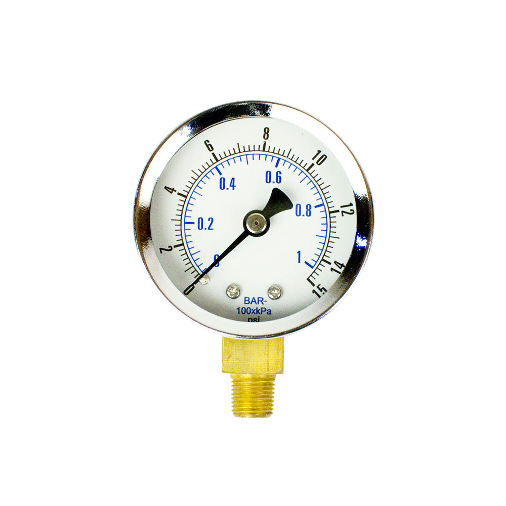 Carburetor Popoff Gauge 0-15 psi, Indicator Dial Display Only