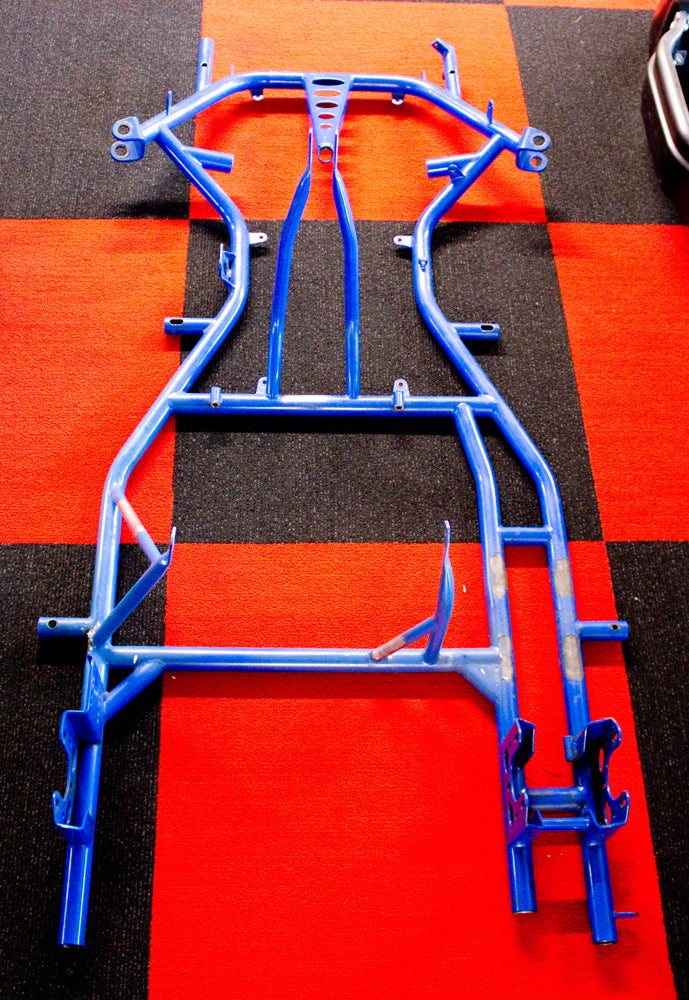 Used Eagle Kart Bare Frame Only, Blue, Sold As Is