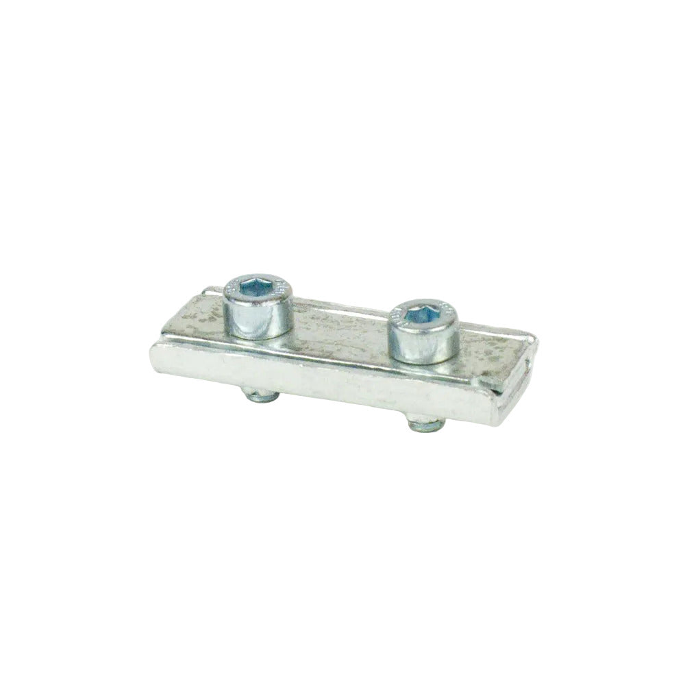 Flat Steel Double Bolt Cable Clamp, Cable Stop