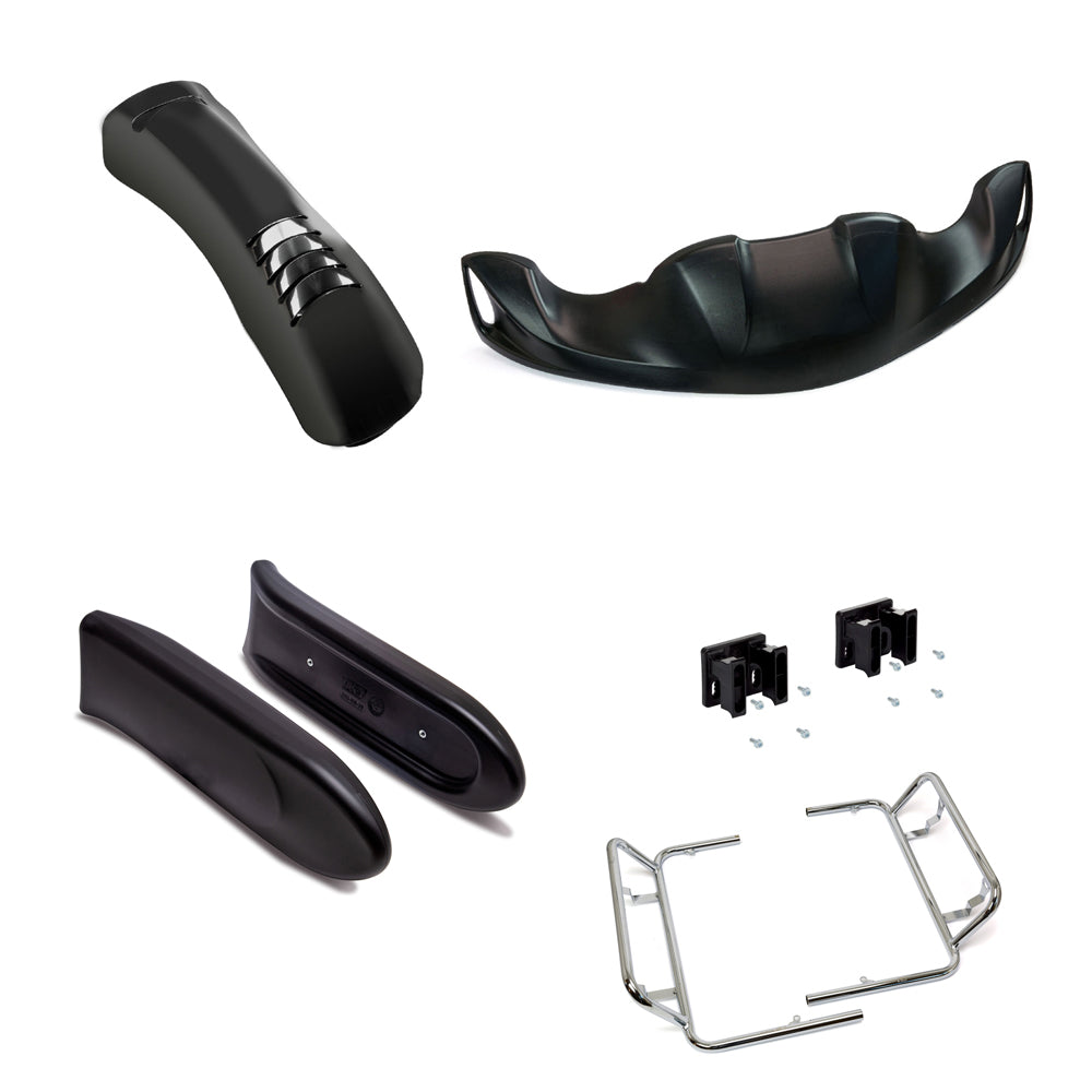 New! CIK KG 509 Complete Bodywork Kit with 507 Pods and 509 Driver Panel, Less Nose Hardware