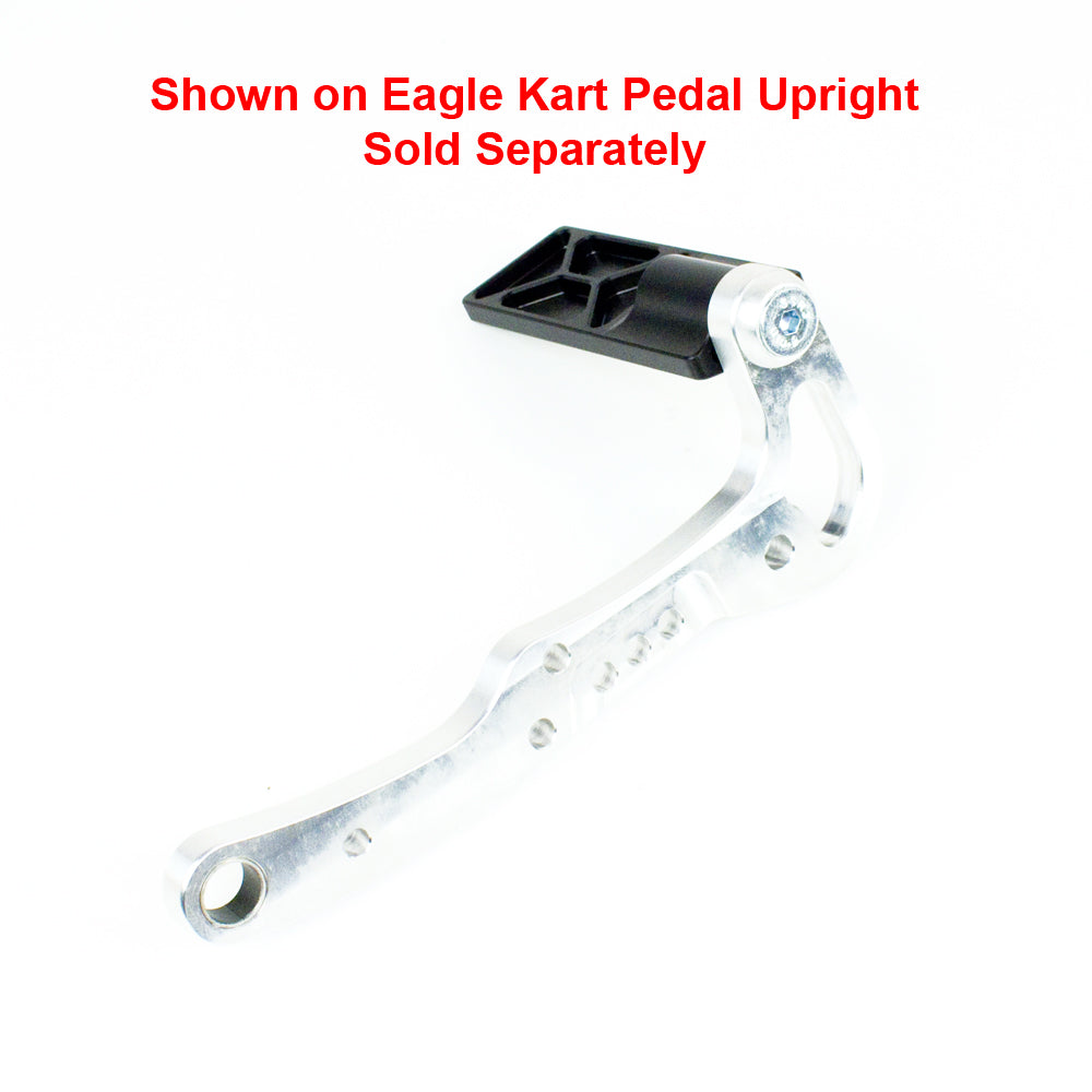 New! PKT Black Pro Pedal Foot Post, Pair