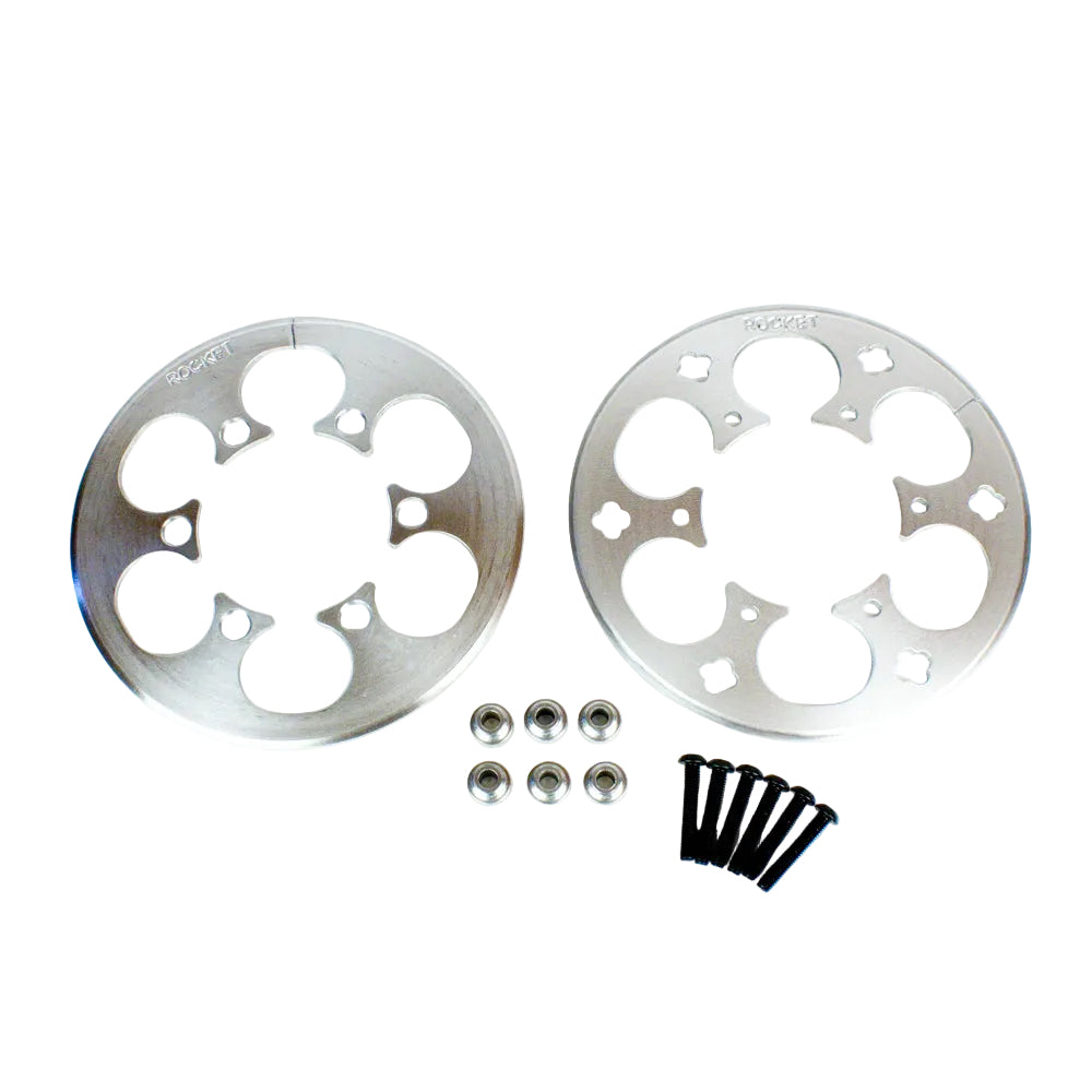 Rocket Sprocket Aluminum MINI Guide Kit, Sprocket and Chain Protector