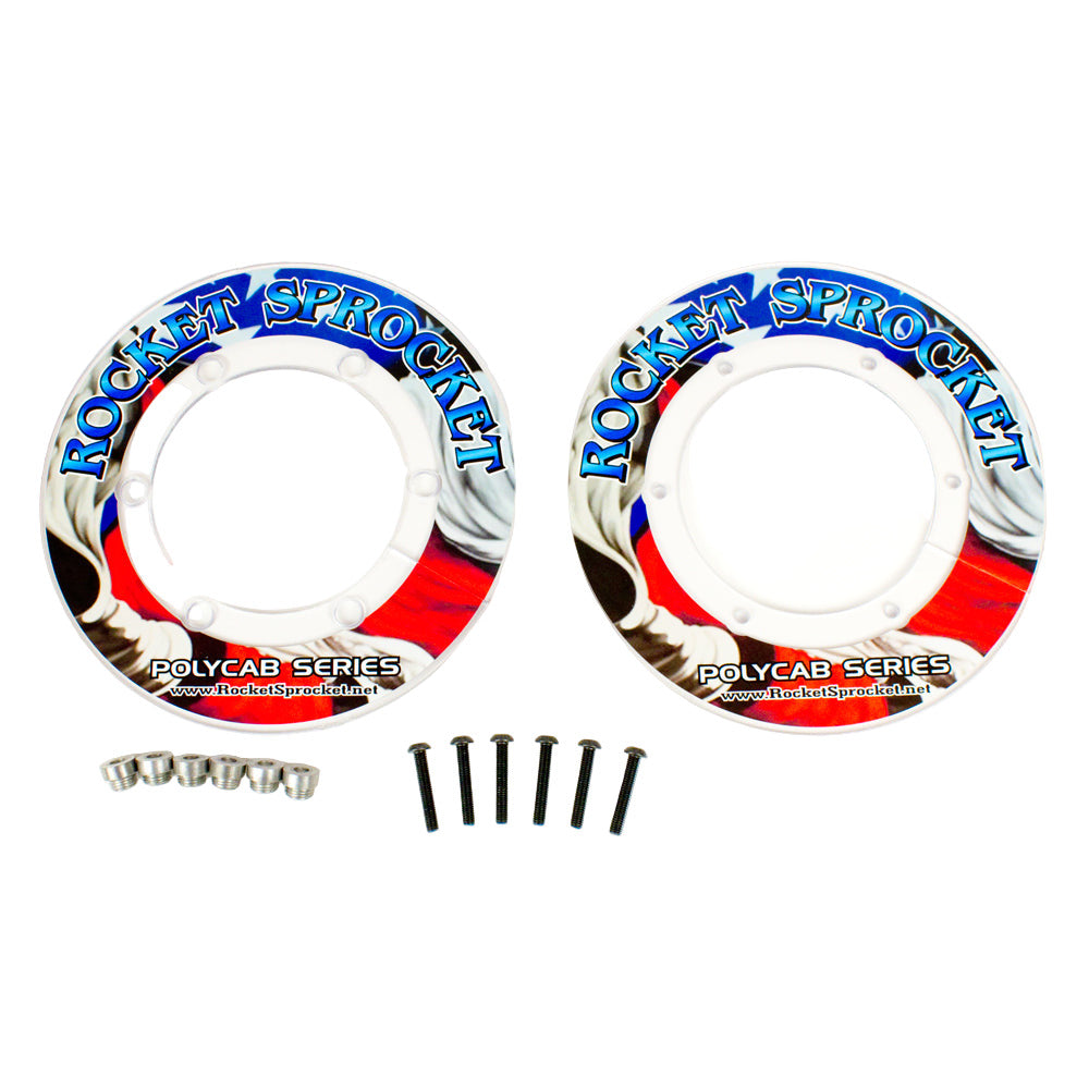 New! Complete Rocket Sprocket Polycarbonate Clear Sprocket Guard Saver, 8" Diameter