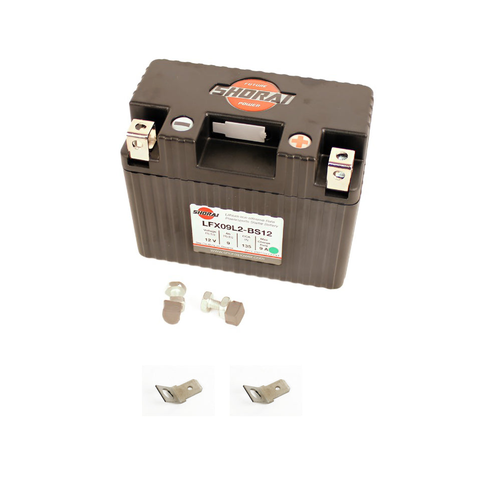 (291) Shorai 12 volt 9 amp Lithium Ion Starter Battery for TaG Engines