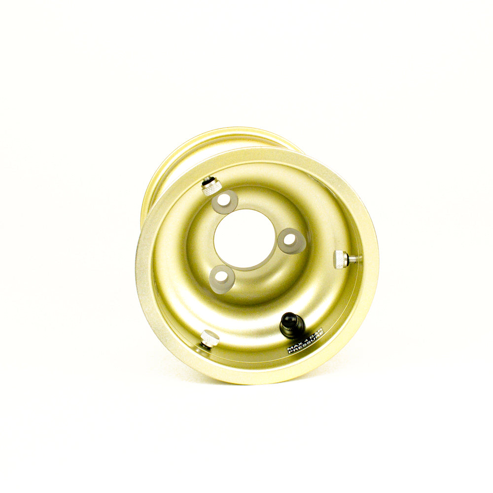 New! Swift Components GOLD (4) 130mm x 5" Magnesium Metric Wheel SET
