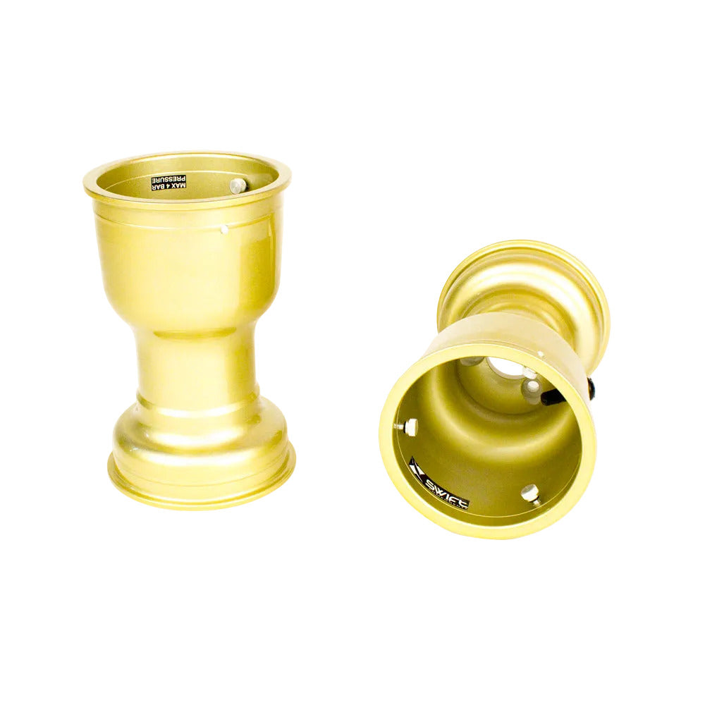 New! Swift Components GOLD 130mm / 214mm x 5" Magnesium Metric Wheel SET