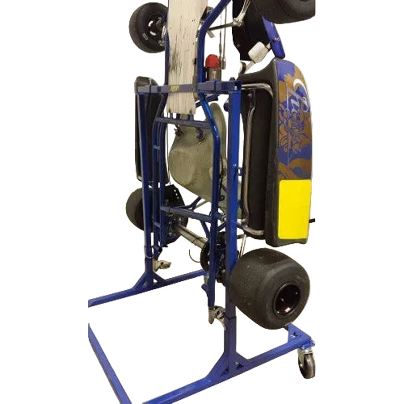 KartLift Double Hanging Upright Vertical Kart Stand, Black