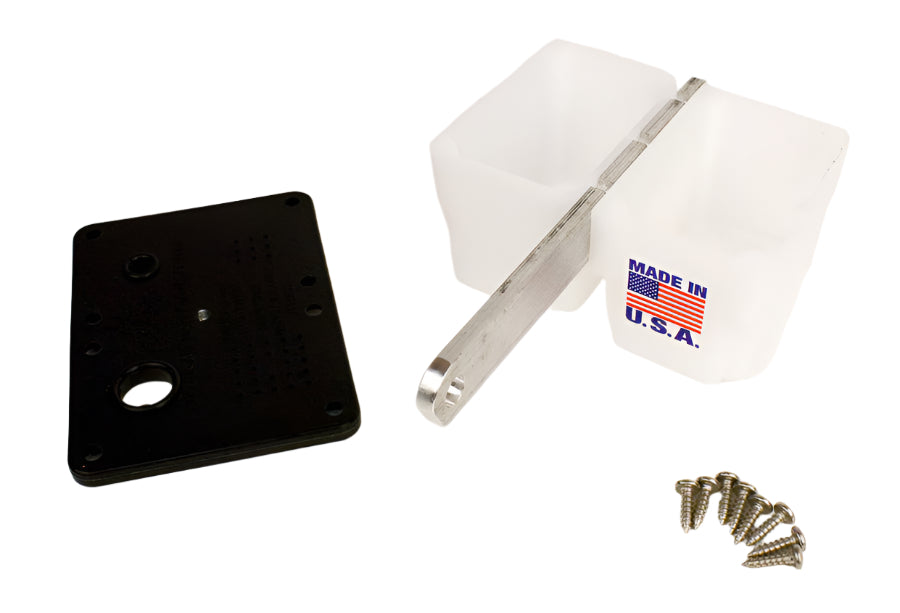 Comet Dual Overflow Catch Tank with Mounting Bracket for Briggs LO206