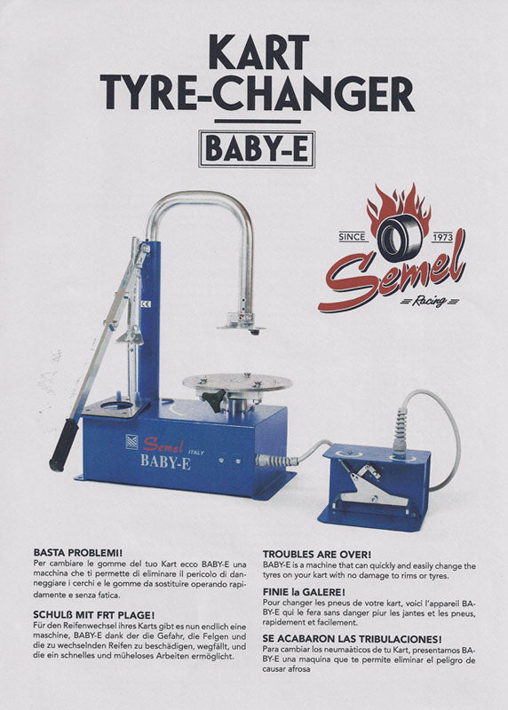 Semel Baby E Electric Karting Tire Machine, Mounting & Dismounting