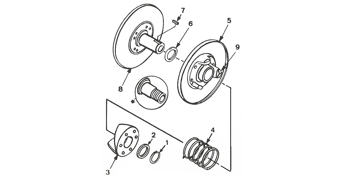 Comet 40 Series Driven Unit Parts