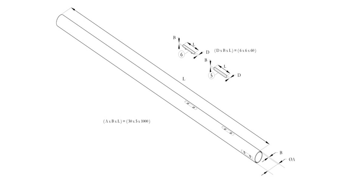 Birel ART Kart Axles & Keys