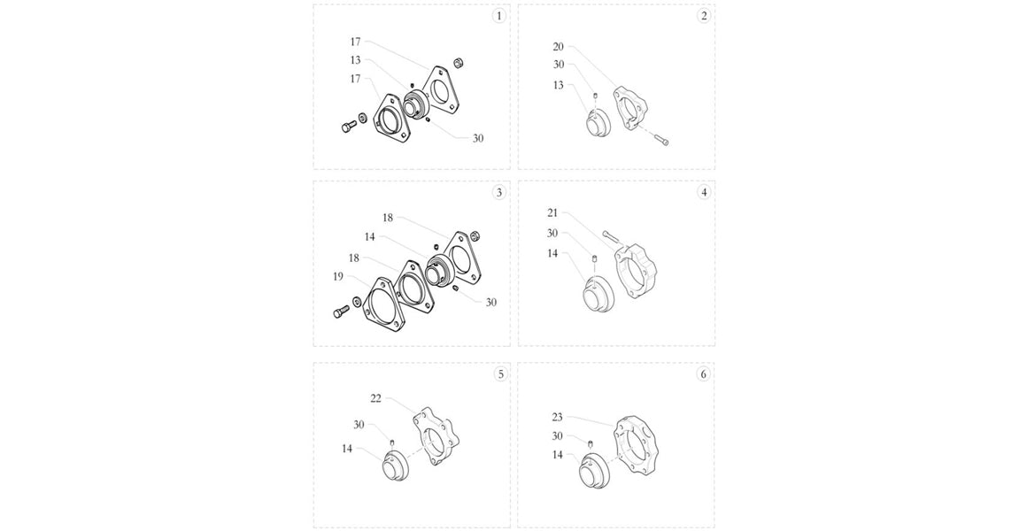 Birel ART Kart Bearing Cassette for 25mm, 30mm