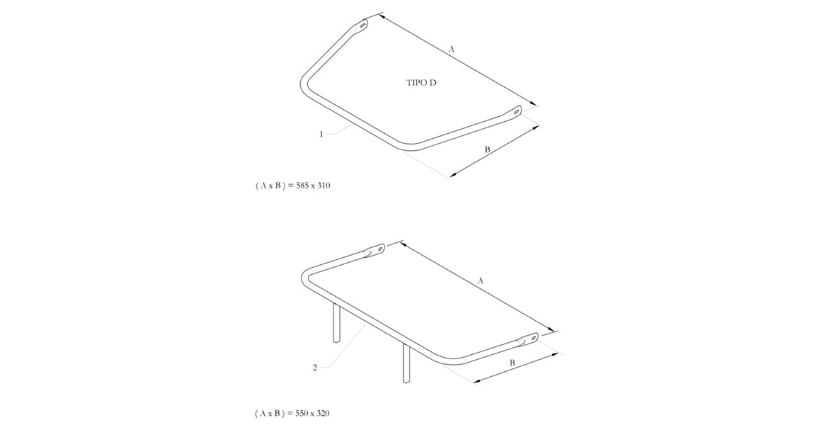 Birel ART Kart Front Metal Bumper