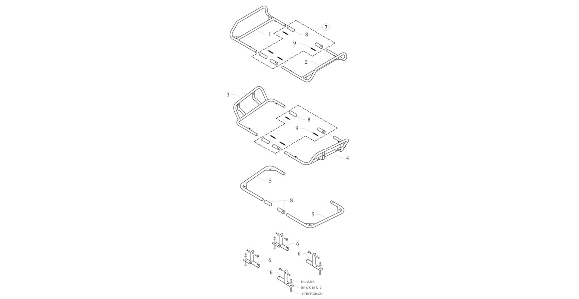 Birel ART Kart Side Nerf Bars