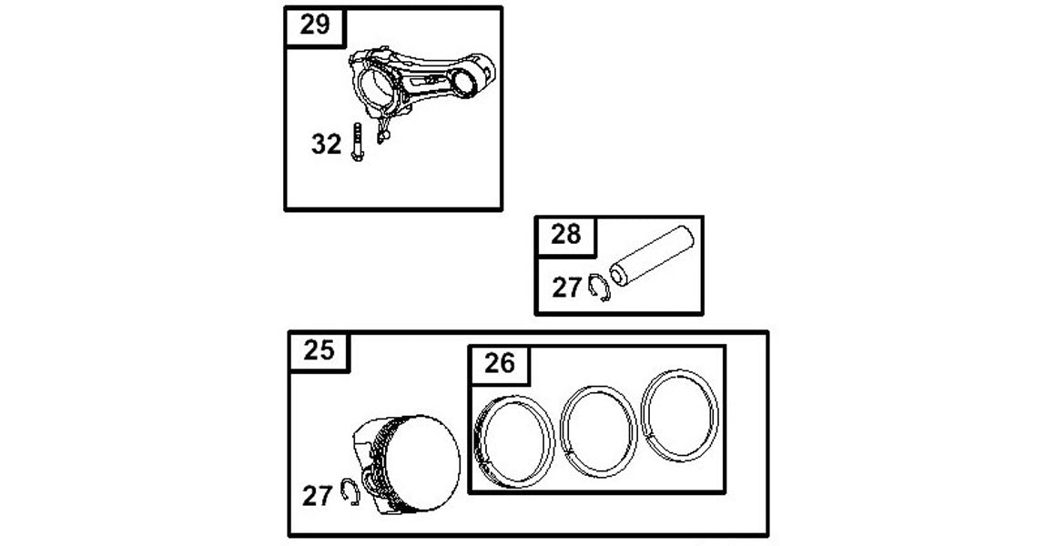 Briggs Animal Rod &amp; Piston Parts