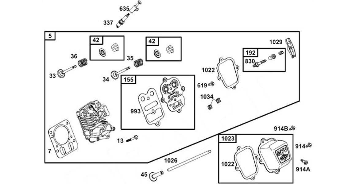 Briggs Animal Head &amp; Valve Train Parts