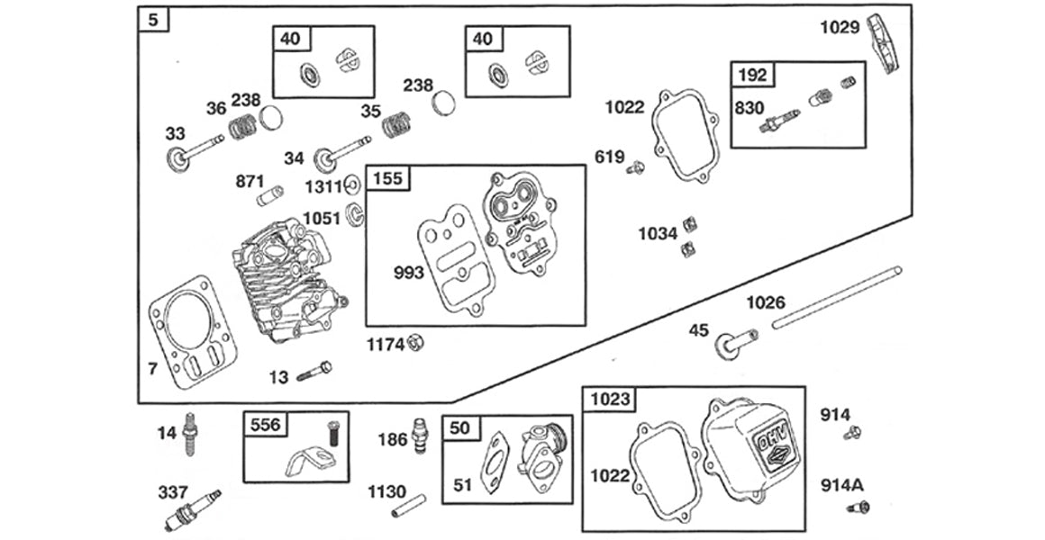 Briggs World Formula Head &amp; Valve Train Parts