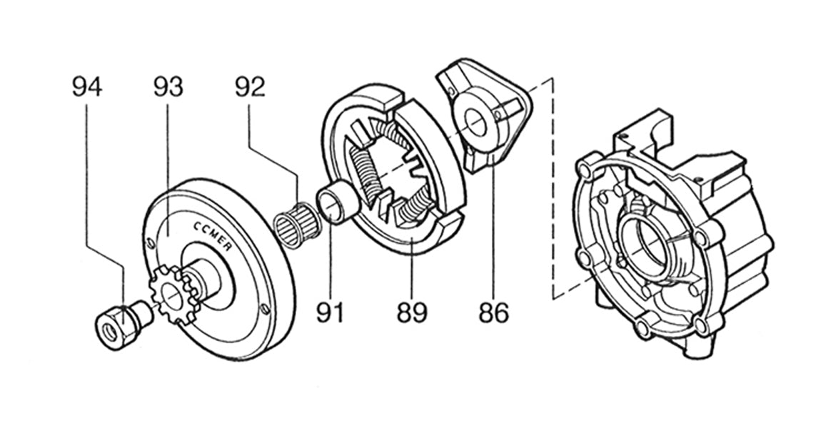 Comer C52 Clutch Parts