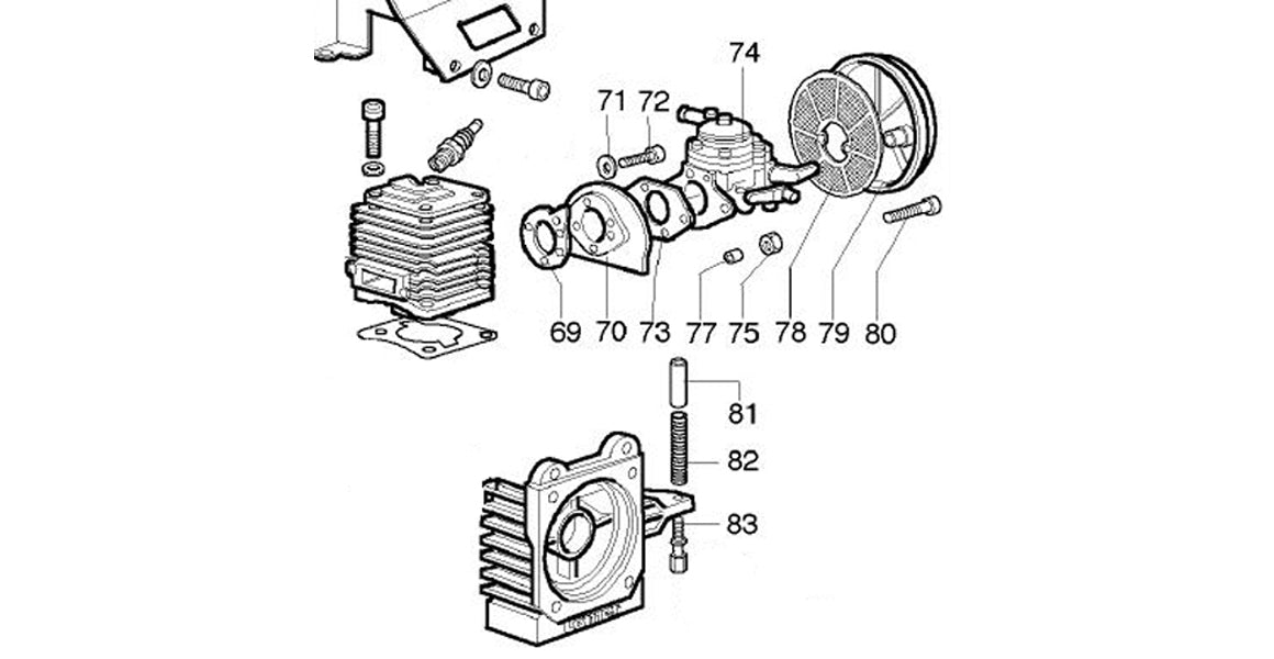 Comer K80 Carburetor &amp; Intake Parts