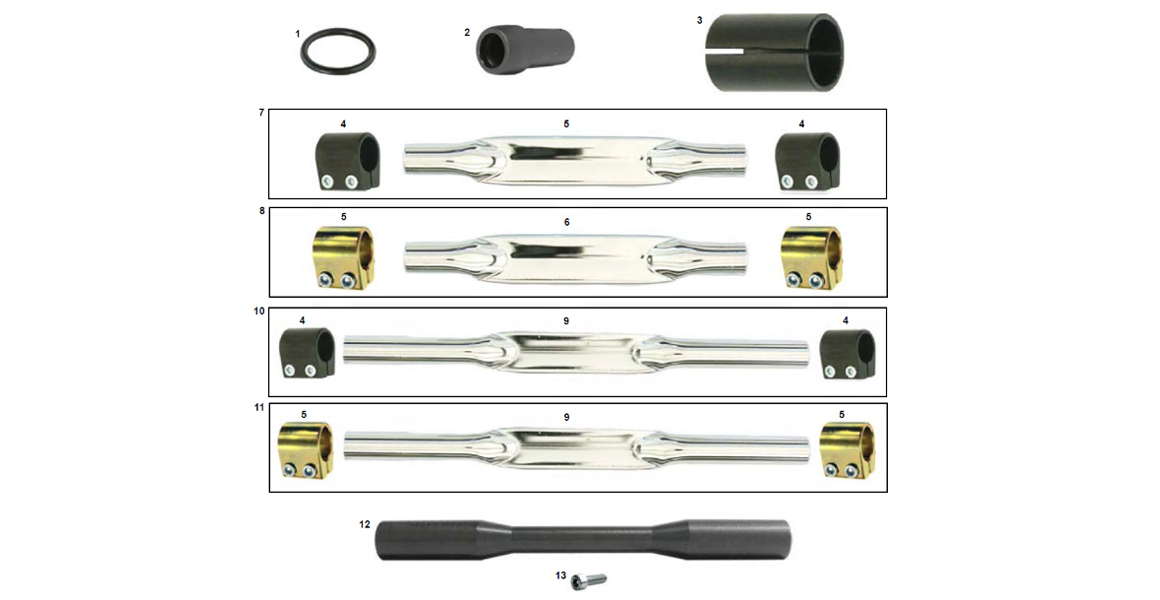 CRG Kart Torsion Bar &amp; Clamps