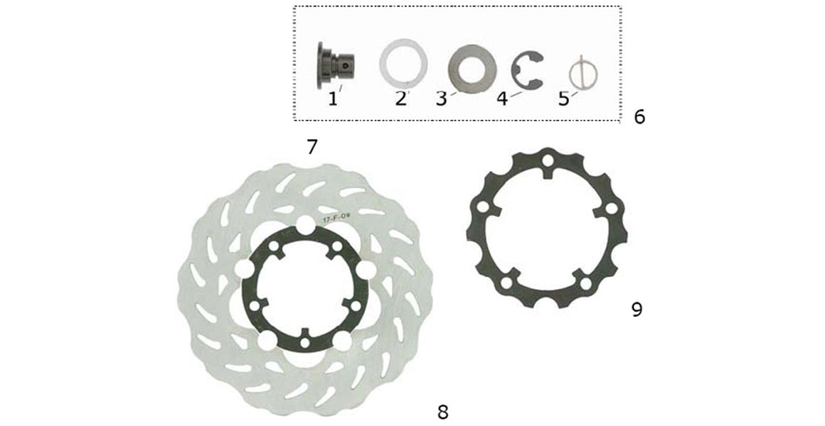 CRG Kart NEWAGE Brake Disc Parts