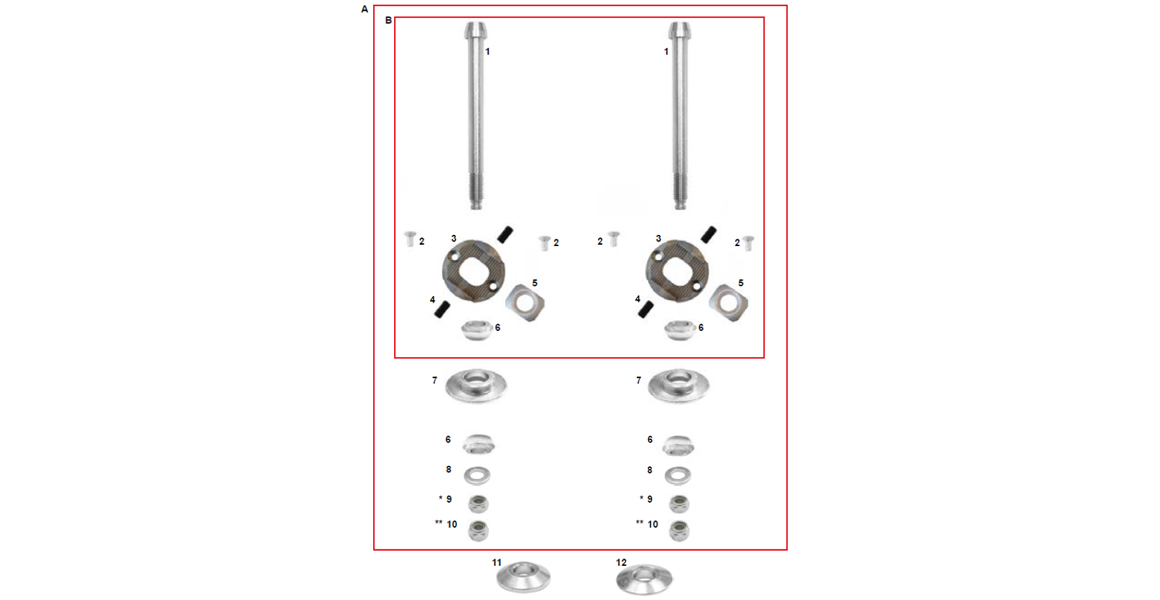 CRG Kart Adjustable Sniper 10mm Pill Parts