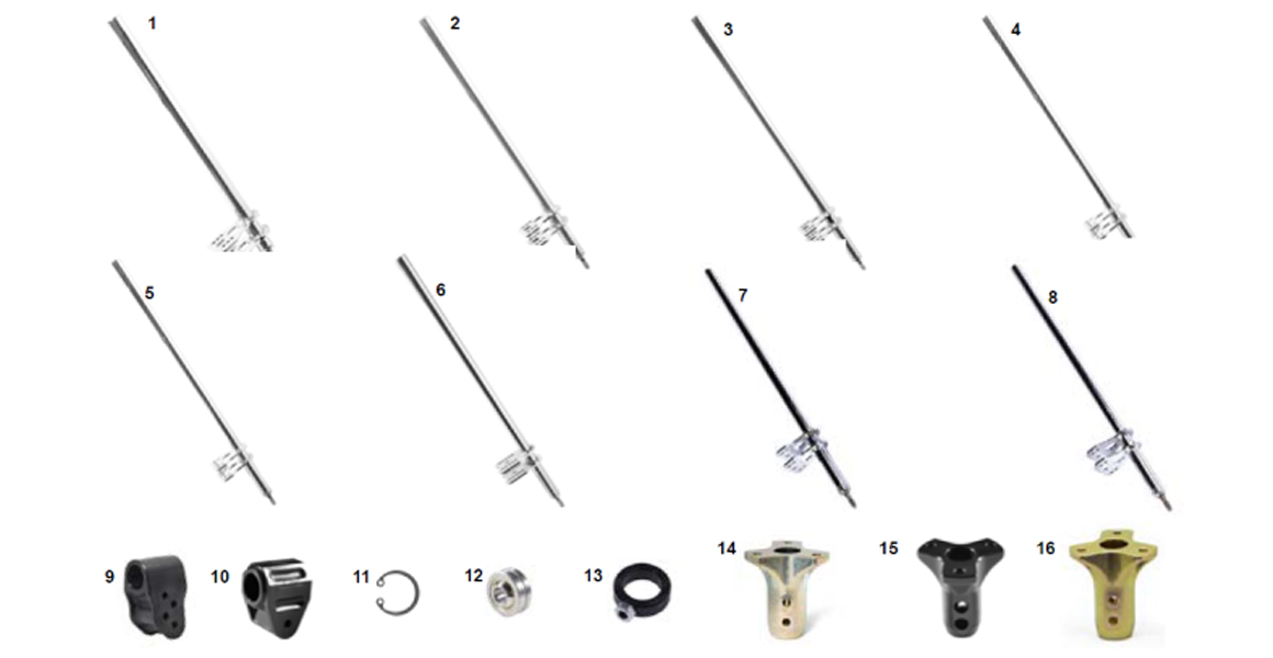 CRG Kart Steering Shaft Parts