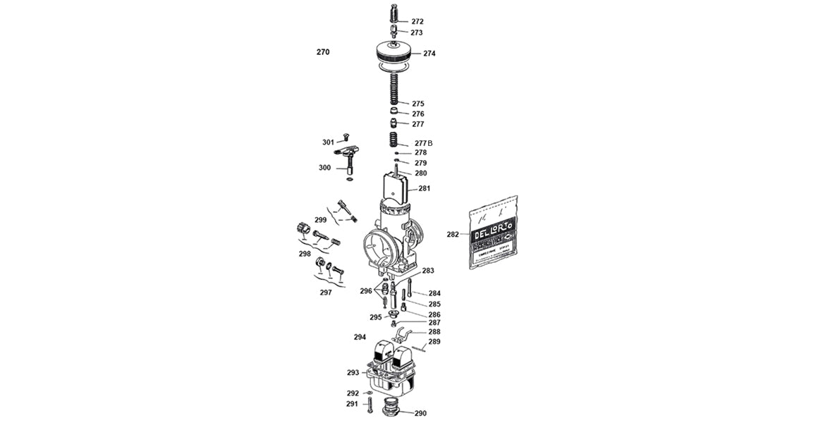 Vortex Rok GP Dellorto Carb Parts