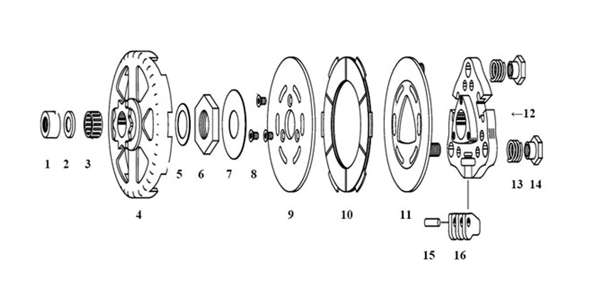 IAME KPV Old Style Clutch Parts