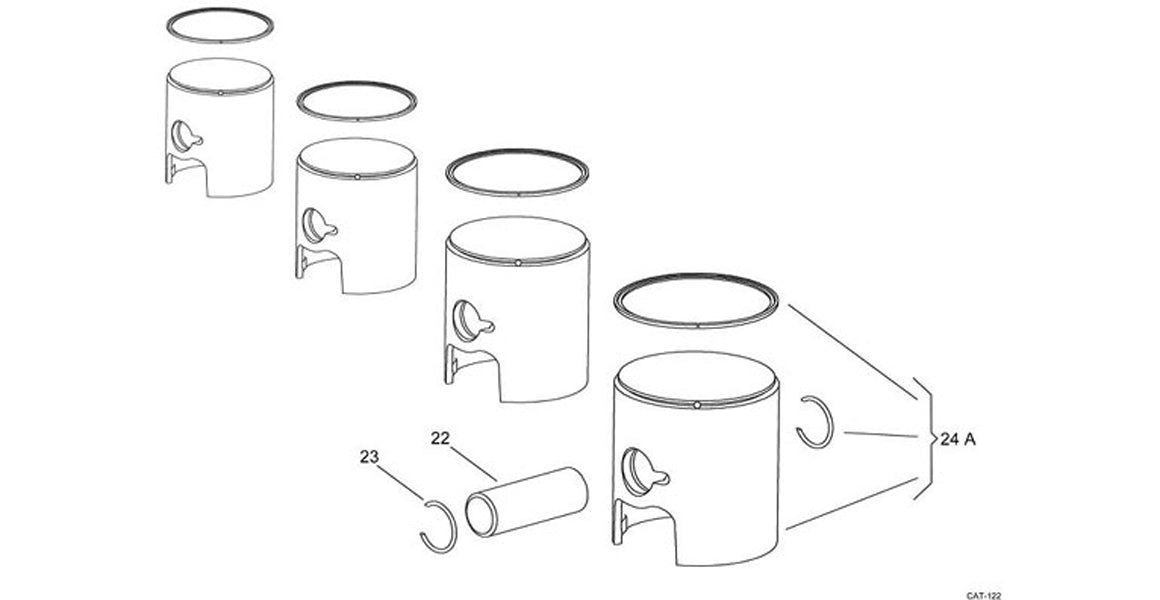 IAME Leopard Piston & Parts