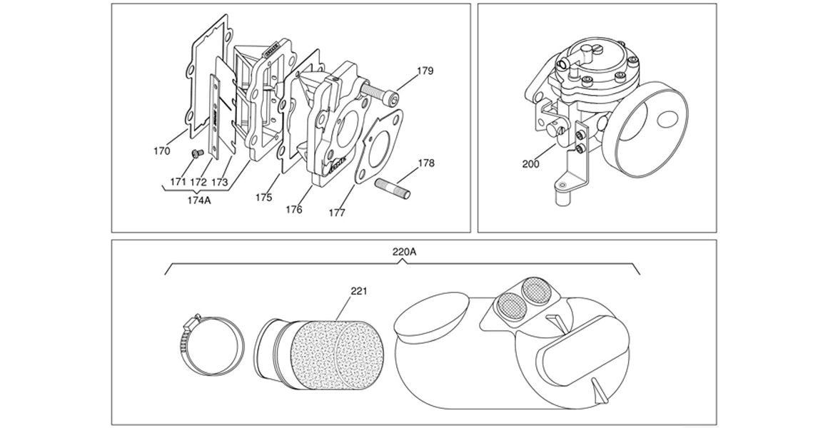 IAME X30 Carburetor, Intake &amp; Airbox