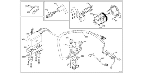 IAME X30 New Style Push Button Ignition Wiring Harness - Shop