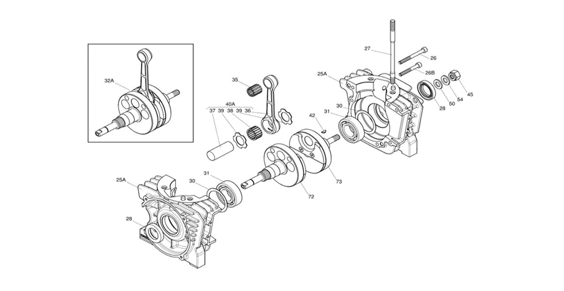 IAME KA100 Crank & Rod Parts