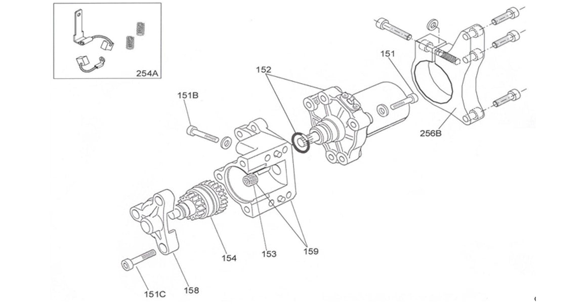 IAME KA100 Electric Starter Parts