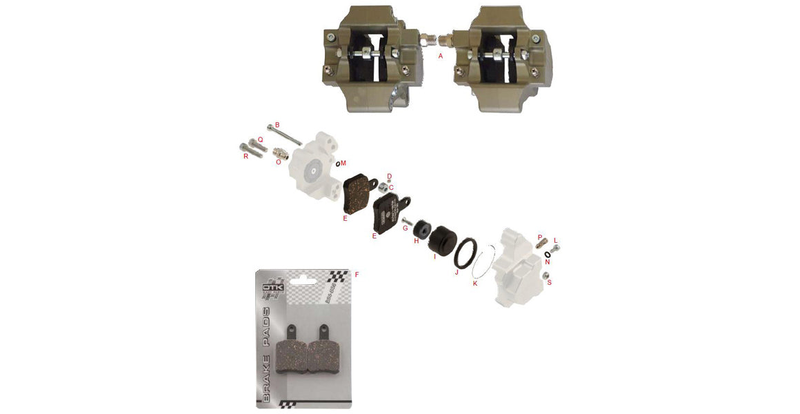 OTK Tony Kart Front Brake Caliper BS5