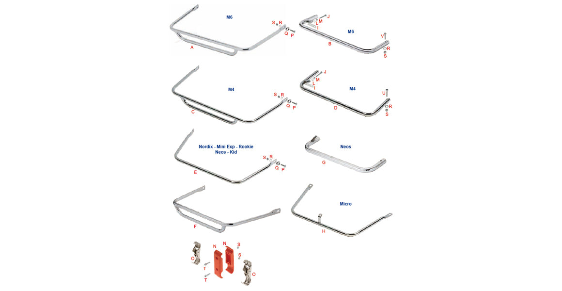 OTK Tony Kart Front Metal Bumper